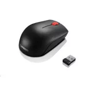 LENOVO vezeték nélküli egér Essential kompakt vezeték nélküli egér - 1000 DPI, optikai, USB, 3 gomb, fekete
