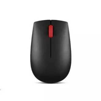 LENOVO vezeték nélküli egér Essential kompakt vezeték nélküli egér - 1000 DPI, optikai, USB, 3 gomb, fekete LENOVO vezeték nélküli egér Essential kompakt vezeték nélküli egér - 1000 DPI, optikai, USB, 3 gomb, fekete