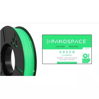 FILAMENT Panospace típus: PLA - 1, 75 mm, 1000 gramm tekercsenként - zöld