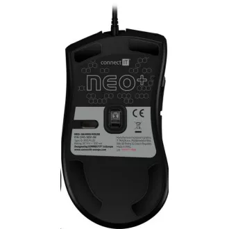 CONNECT IT NEO + professzionális optikai játék egér szoftverrel, fekete CONNECT IT NEO + professzionális optikai játék egér szoftverrel, fekete