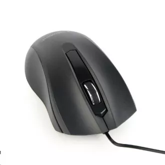 GEMBIRD egér MUS-3B-01, vezetékes, optikai, 1000 dpi, USB, fekete