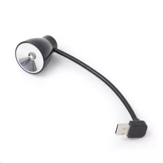 GEMBIRD USB laptop lámpa, rugalmas, fekete
