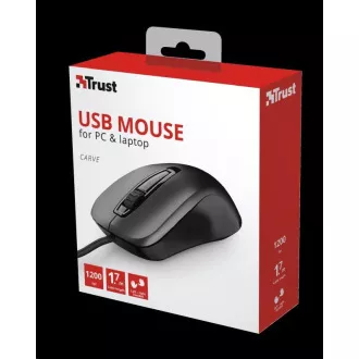 TRUST Mouse Carve USB egér TRUST Mouse Carve USB egér