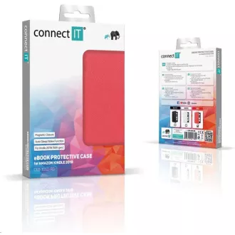 CONNECT IT tok Amazon New Kindle 2019-hez (10. generáció), piros