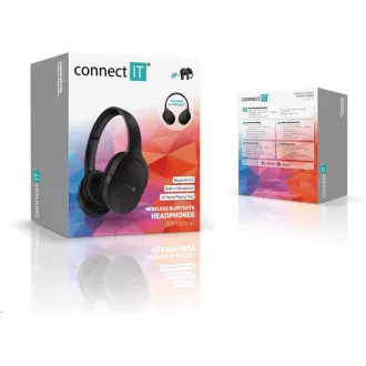 CONNECT IT vezeték nélküli fejhallgató, fekete