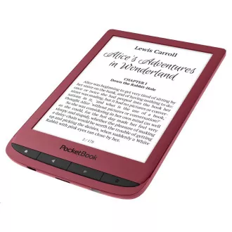 POCKETBOOK 628 Touch Lux 5 - Rubinvörös