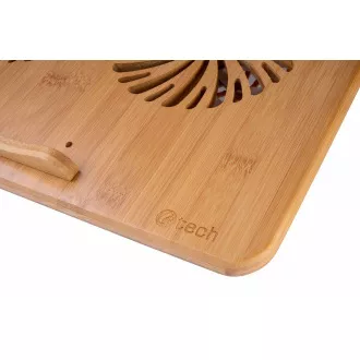 C-TECH hűtőbetét NTB bambusz alatt, 15, 6", 2x 140mm, 2x USB C-TECH hűtőbetét NTB bambusz alatt, 15, 6", 2x 140mm, 2x USB