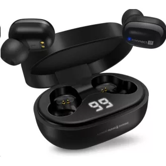 CONNECT IT True Wireless SensorTouch fülbe helyezhető fejhallgató mikrofonnal, fekete