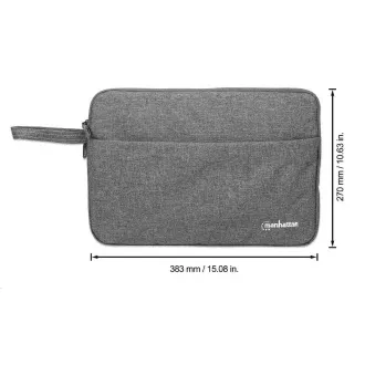 MANHATTAN Seattle laptoptok, akár 14,5 hüvelykes szélesvásznú, 383 x 270 x 30 mm-es, szürke MANHATTAN Seattle laptoptok, akár 14,5 hüvelykes szélesvásznú, 383 x 270 x 30 mm-es, szürke