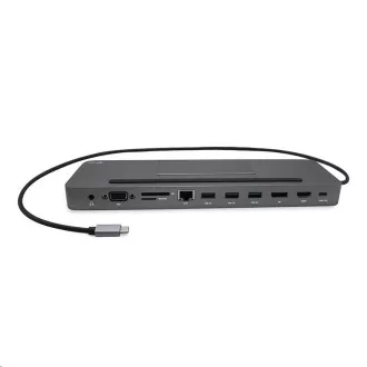 i-tec USB-C fém ergonomikus 4K 3x kijelző dokkolóállomás Power Delivery 85 W i-tec USB-C fém ergonomikus 4K 3x kijelző dokkolóállomás Power Delivery 85 W