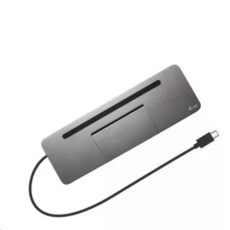 i-tec USB-C fém ergonomikus 4K 3x kijelző dokkolóállomás Power Delivery 85 W i-tec USB-C fém ergonomikus 4K 3x kijelző dokkolóállomás Power Delivery 85 W