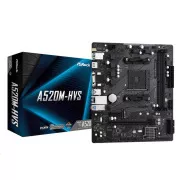 ASRock MB Sc AM4 A520M-HVS, AMD A520M, 2xDDR4, HDMI, HDMI