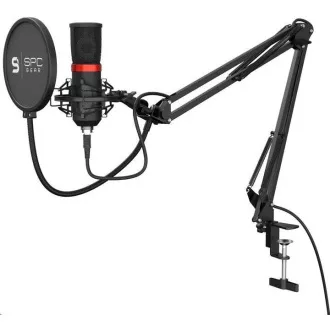 SPC Gear mikrofon SM950 Streaming mikrofon / USB / állítható kar / némító gomb / pop szűrő SPC Gear mikrofon SM950 Streaming mikrofon / USB / állítható kar / némító gomb / pop szűrő