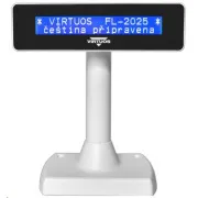 Virtuos ügyfélkijelző Virtuos FL-2025MB 2x20, USB, fehér