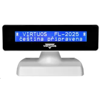 Virtuos ügyfélkijelző Virtuos FL-2025MB 2x20, USB, fehér