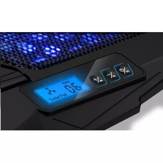 CONNECT IT Laptop hűtőpárna, fekete