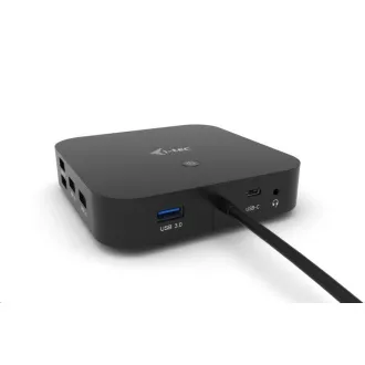 i-tec USB-C Dual Display dokkolóállomás, Power Delivery 100W   univerzális töltő 112W