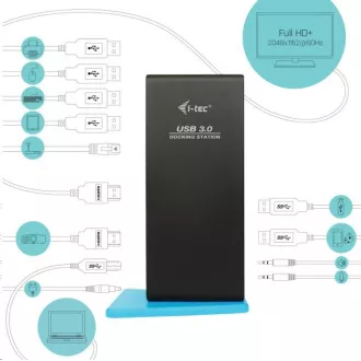 i-tec USB 3.0/USB-C kettős HDMI dokkolóállomás i-tec USB 3.0/USB-C kettős HDMI dokkolóállomás