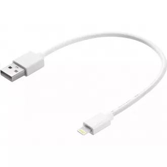Sandberg adatkábel USB-A -> Lightning, hossza 0,2 m, fehér