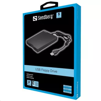 Sandberg külső USB floppy meghajtó 3,5"