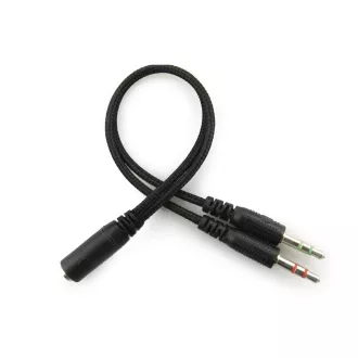 Sandberg SAVER headset mikrofonnal, 3,5 mm-es jack, sztereó, fekete