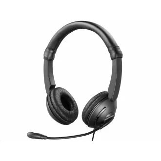 Sandberg SAVER headset mikrofonnal, 3,5 mm-es jack, sztereó, fekete