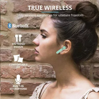 TRUST Primo Touch Bluetooth vezeték nélküli fülhallgató - minta TRUST Primo Touch Bluetooth vezeték nélküli fülhallgató - minta