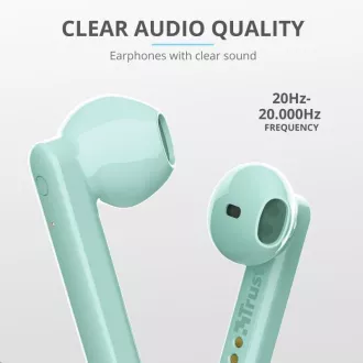 TRUST Primo Touch Bluetooth vezeték nélküli fülhallgató - minta TRUST Primo Touch Bluetooth vezeték nélküli fülhallgató - minta