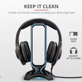 TRUST GXT 265 Cintar RGB fejhallgató állvány TRUST GXT 265 Cintar RGB fejhallgató állvány
