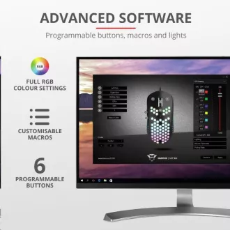 TRUST gaming egér GXT 960 Graphin Ultrakönnyű játékegér TRUST gaming egér GXT 960 Graphin Ultrakönnyű játékegér