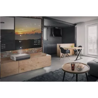 Optoma Laser Projection TV CinemaX P2 (DLP, LASER, FULL 3D, UHD, 3 000 ANSI, HDMI, RJ45, 2x10 W hangszóró)