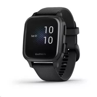 Garmin GPS sportóra Venu Sq Music, Slate / Black Band