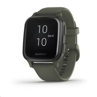 Garmin GPS sportóra Venu Sq Music, Slate / Green Band Garmin GPS sportóra Venu Sq Music, Slate / Green Band
