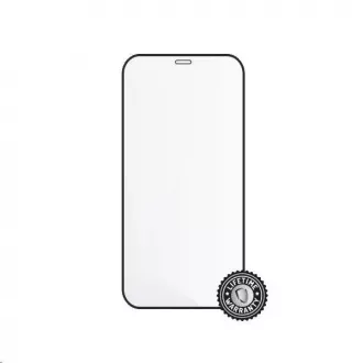 Képernyővédő képernyővédő edzett üveg APPLE iPhone 12 mini 5.4"-hez, (teljes borítás), fekete