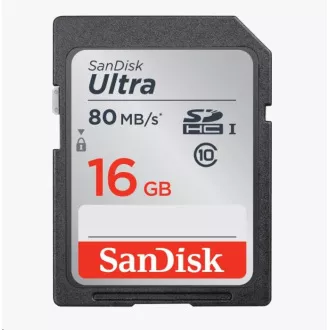 SanDisk SDHC kártya 16 GB Ultra (80 MB / s Class 10 UHS-I) SanDisk SDHC kártya 16 GB Ultra (80 MB / s Class 10 UHS-I)