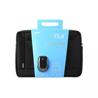 ACER STARTER KIT_15.6 "ABG960 hordtáska fekete és vezetékes egér fekete, 1Y hordható