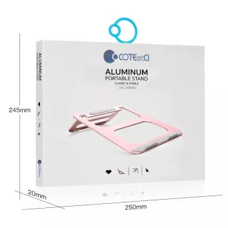 COTEetCI alumínium állvány notebookokhoz rózsaszín-arany
