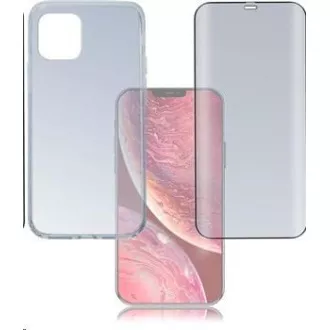 4smarts 360°-os védőkészlet (edzett üveg Full Frame fekete + hátlap) Apple iPhone 12 mini készülékhez 4smarts 360°-os védőkészlet (edzett üveg Full Frame fekete + hátlap) Apple iPhone 12 mini készülékhez
