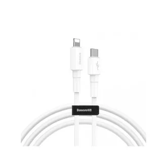 Baseus Mini fehér C típusú kábel iP PD 18W-ig, 1 m fehér Baseus Mini fehér C típusú kábel iP PD 18W-ig, 1 m fehér