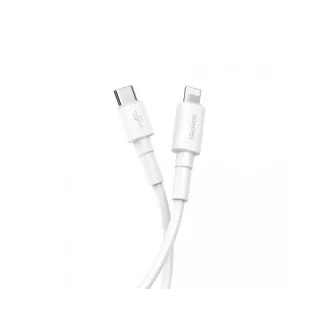 Baseus Mini fehér C típusú kábel iP PD 18W-ig, 1 m fehér Baseus Mini fehér C típusú kábel iP PD 18W-ig, 1 m fehér