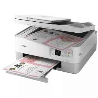 Canon PIXMA TS7451 nyomtató fehér - színes, MF (nyomtatás, másoló, szkennelés, felhő), duplex, USB, Wi-Fi, Bluetooth Canon PIXMA TS7451 nyomtató fehér - színes, MF (nyomtatás, másoló, szkennelés, felhő), duplex, USB, Wi-Fi, Bluetooth