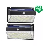 Viking kültéri napelemes LED lámpa M328 mozgásérzékelővel, 2 db-os készlet