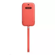APPLE iPhone 12 | 12 Pro bőrhüvely MagSafe-el - Pink Citrus