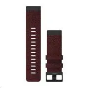 Garmin szíj fenix6X-hez - QuickFit 26, nylon, piros, fekete csat