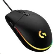 Logitech Gaming Mouse G203 LIGHTSYNC 2nd Gen, EMEA, USB, fekete