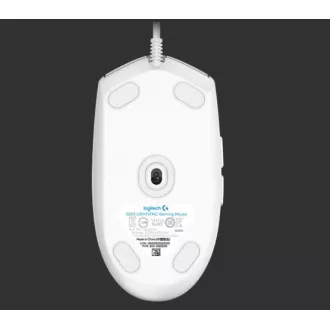 Logitech Gaming Mouse G203 LIGHTSYNC 2nd Gen, EMEA, USB, fehér Logitech Gaming Mouse G203 LIGHTSYNC 2nd Gen, EMEA, USB, fehér