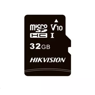 HIKVISION MicroSDHC kártya 32 GB C1 (R: 92 MB / s, W: 15 MB / s) + adapter