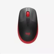 Logitech Wireless Mouse M190 teljes méretű, piros
