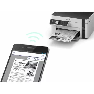 EPSON nyomtató tinta EcoTank Mono M2120, 3in1, A4, 1200x2400dpi, 32ppm, USB, Wi-Fi, 5 év garancia ingyenes regisztráció után