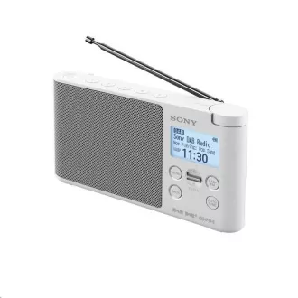 SONY hordozható digitális rádió DAB / DAB + LCD kijelzővel, fehér SONY hordozható digitális rádió DAB / DAB + LCD kijelzővel, fehér